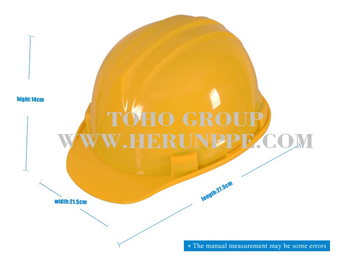 Detail size of safety helmet Detail size of safety helmet