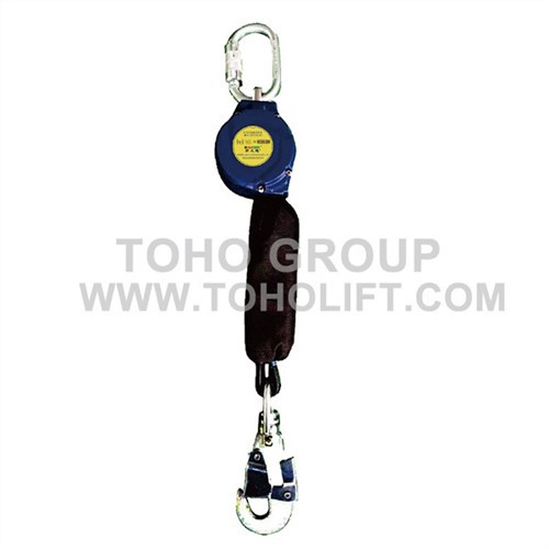Single Leg Webbing Type Retractable Type Fall Arrester Of Self-Retractable Lifeline