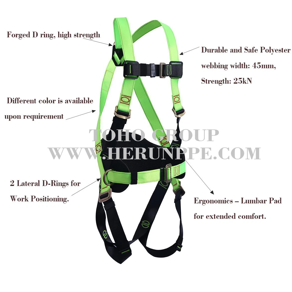 Full body harness for roof climbing Full body harness for roof climbing