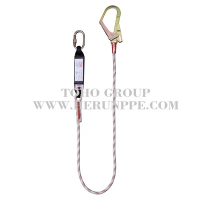 Rope lanyard fall protection